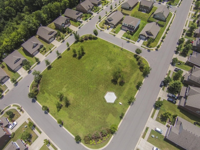 bird's eye view featuring a residential view