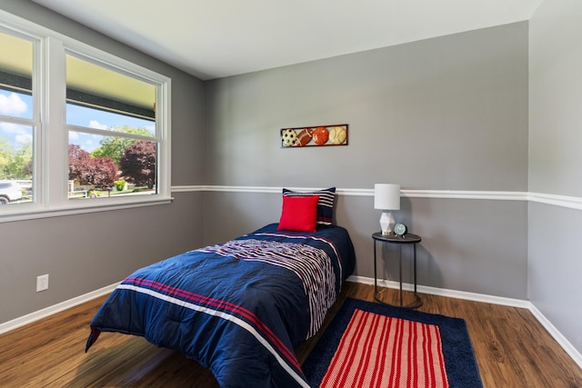 100 Eleazer Dr, Dickson, TN 37055 - bedroom featuring baseboards and wood finished floors