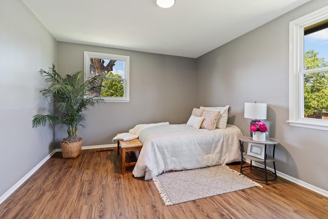 100 Eleazer Dr, Dickson, TN 37055 - bedroom with baseboards and wood finished floors