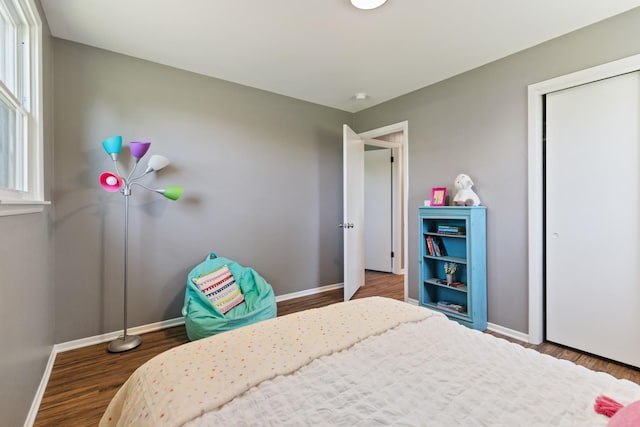 100 Eleazer Dr, Dickson, TN 37055 - bedroom featuring baseboards and wood finished floors