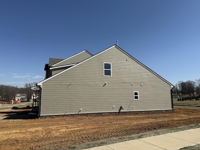 view of side of home