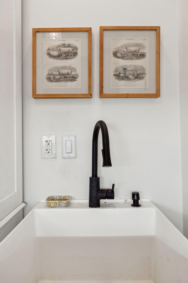 room details with a sink