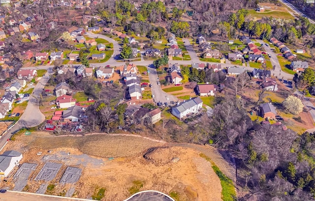 birds eye view of property featuring a residential view