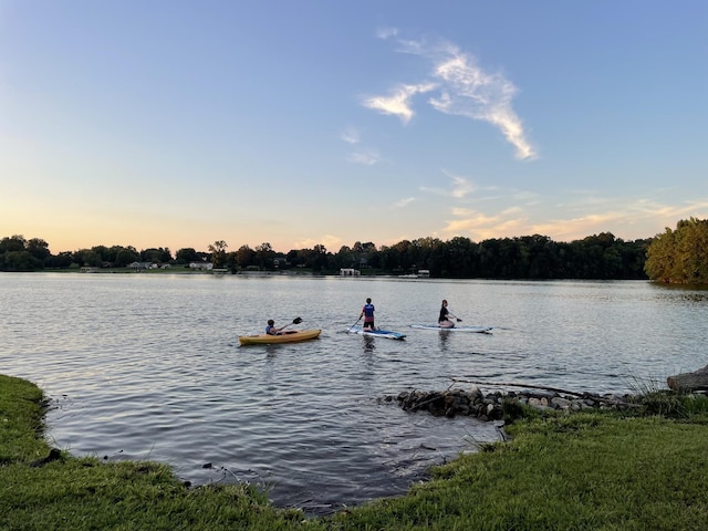 property view of water