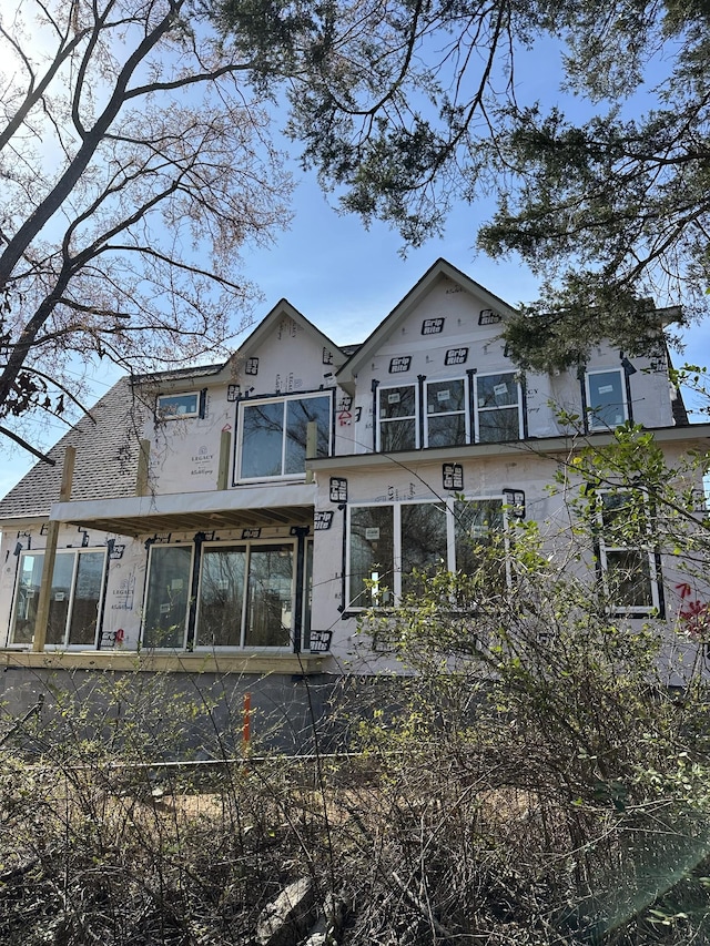 view of rear view of property