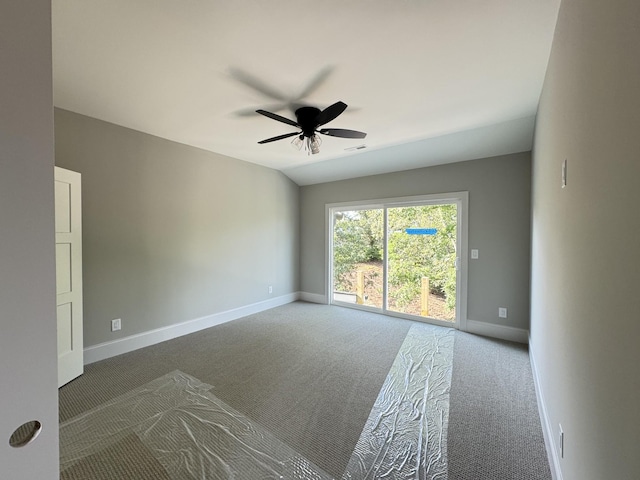 279 Hammock Dr, Winchester, TN 37398 - carpeted spare room featuring baseboards and a ceiling fan
