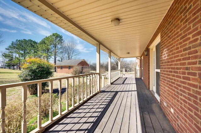 view of deck