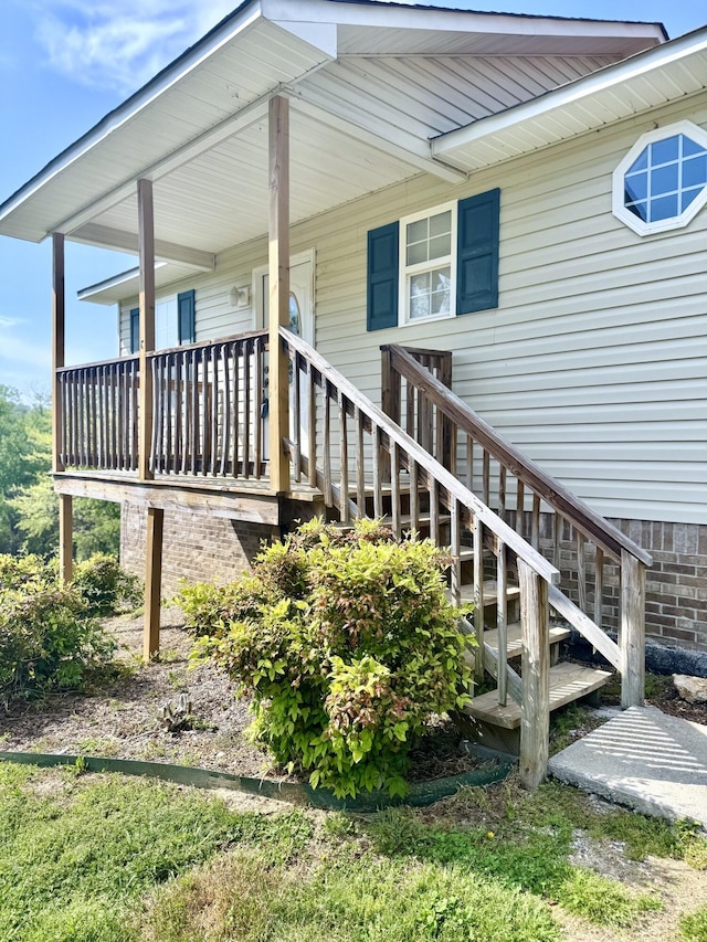 view of entrance to property