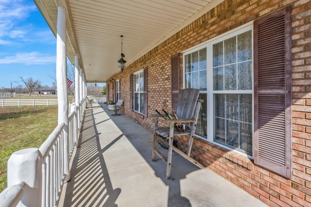 view of patio / terrace with fence