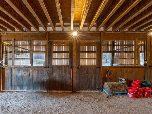 view of stable