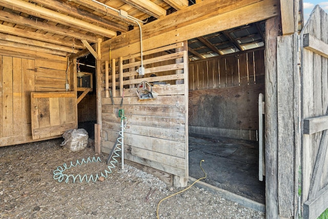 view of stable