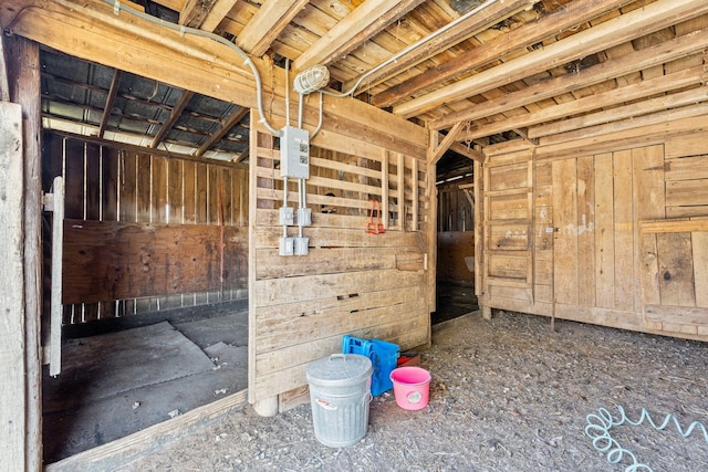 view of stable