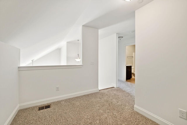 1012 Irish Way, Spring Hill, TN 37174 - additional living space featuring carpet, baseboards, and lofted ceiling