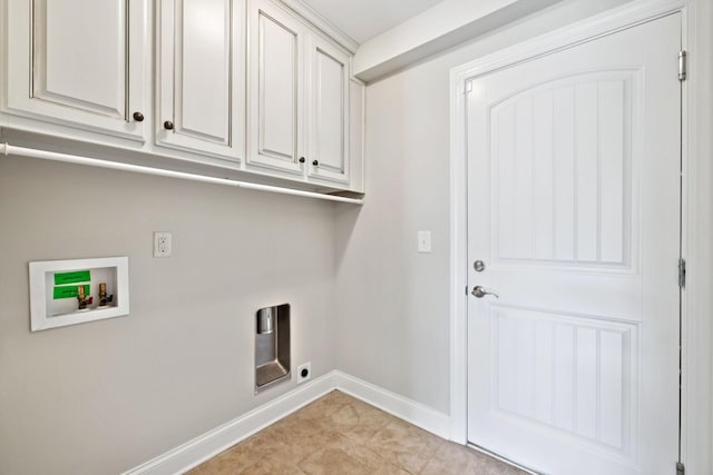 1012 Irish Way, Spring Hill, TN 37174 - washroom with cabinet space, washer hookup, and baseboards