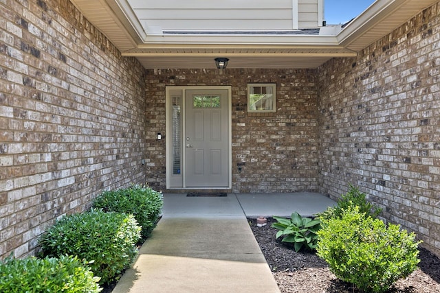 1012 Irish Way, Spring Hill, TN 37174 - doorway to property featuring brick siding and a porch