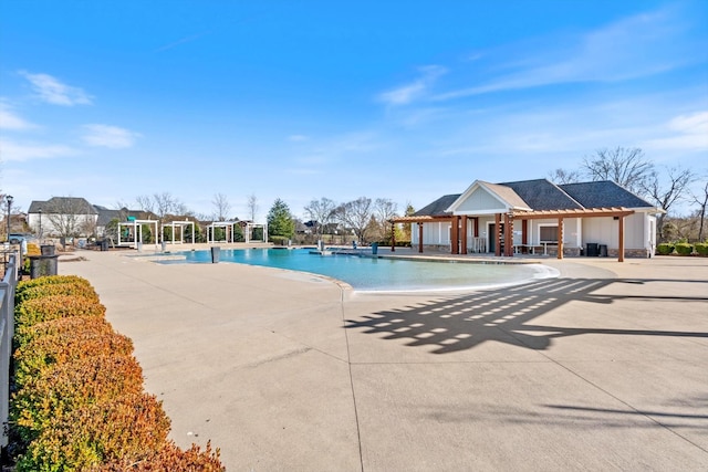 community pool featuring a patio