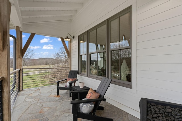 view of patio / terrace featuring covered porch