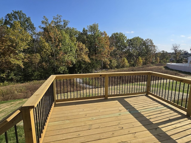 view of deck