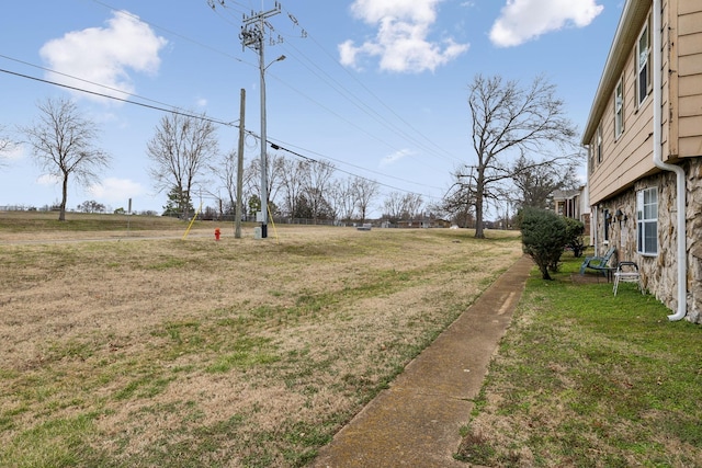 view of yard