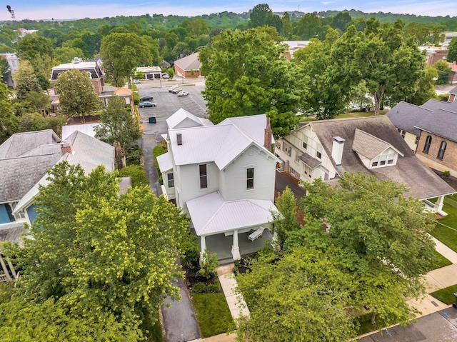 bird's eye view featuring a residential view