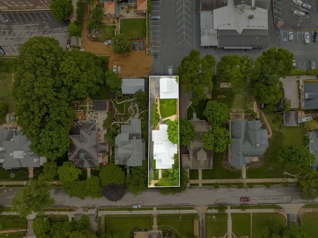 drone / aerial view featuring a residential view