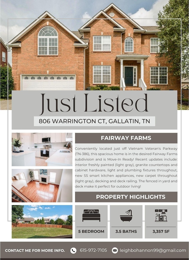 806 Warrington Ct, Gallatin, TN 37066 - a document