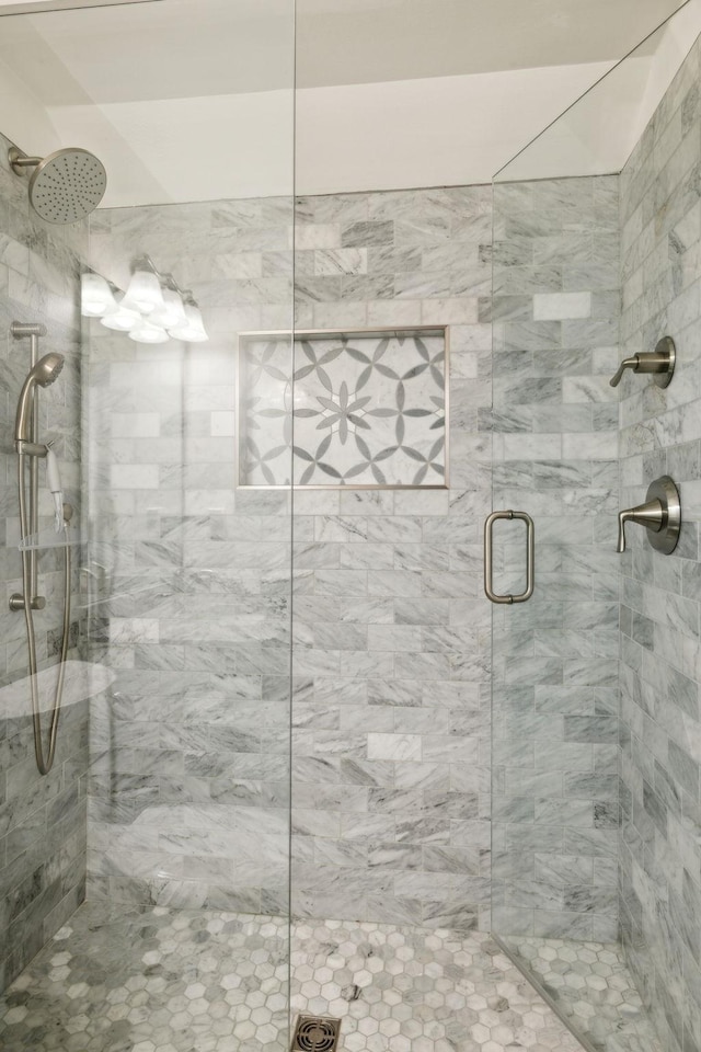 full bath with a stall shower