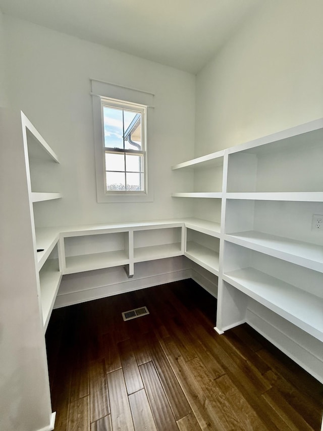 pantry featuring visible vents