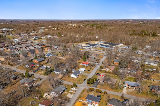 aerial view featuring a residential view