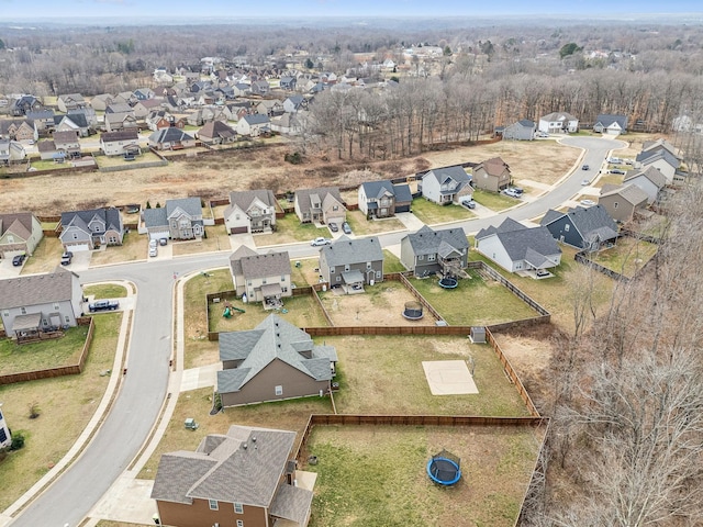 birds eye view of property featuring a residential view