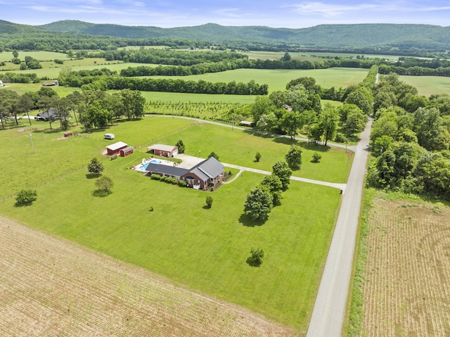 181 Hickory Grove Rd, Huntland, TN 37345 - aerial view of sparsely populated area featuring mountains