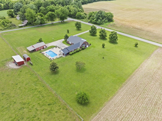 181 Hickory Grove Rd, Huntland, TN 37345 - overview of rural landscape featuring a pool area