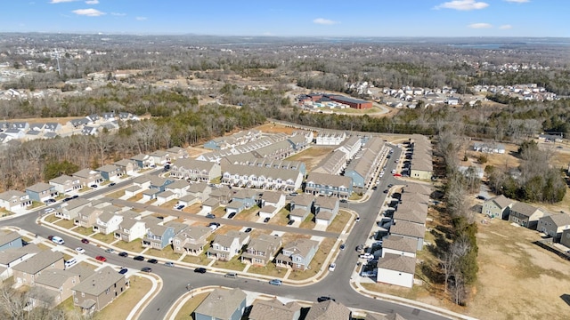 birds eye view of property featuring a residential view