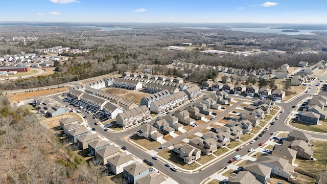 birds eye view of property featuring a residential view