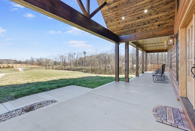 view of patio