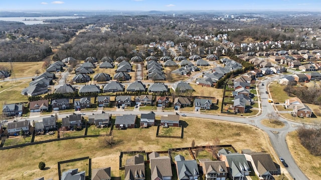 bird's eye view featuring a residential view