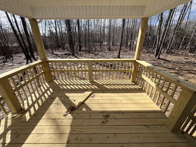 view of deck