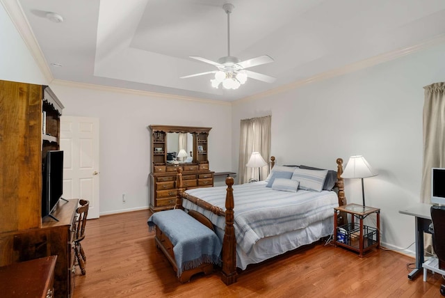 6545 Chessington Dr, Nashville, TN 37221 - bedroom with ceiling fan, ornamental molding, wood finished floors, and baseboards