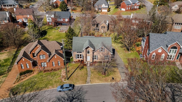 6545 Chessington Dr, Nashville, TN 37221 - bird's eye view featuring a residential view