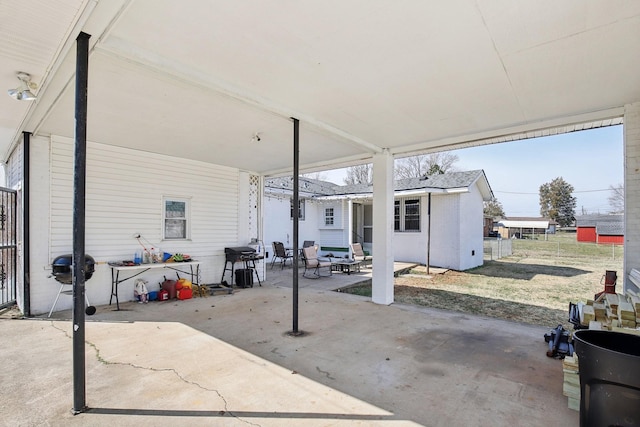 view of patio / terrace with grilling area