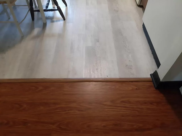 interior space with wood finished floors
