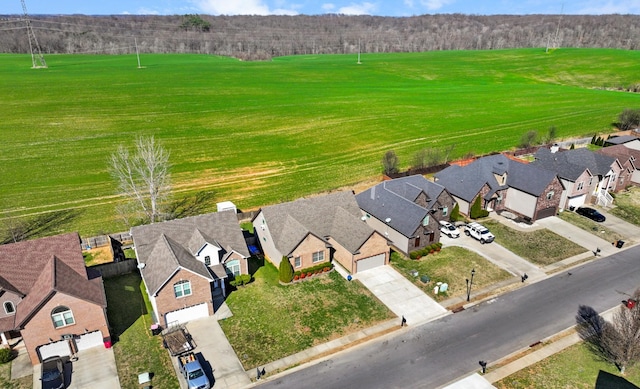 birds eye view of property featuring a residential view