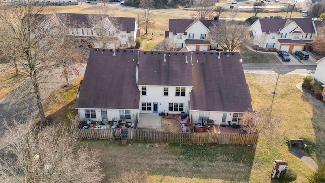 birds eye view of property featuring a residential view