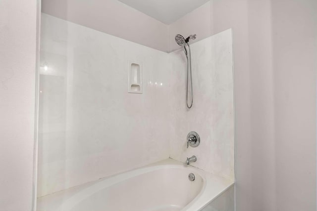 full bathroom featuring tub / shower combination