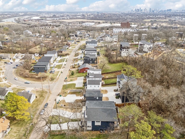 birds eye view of property featuring a residential view