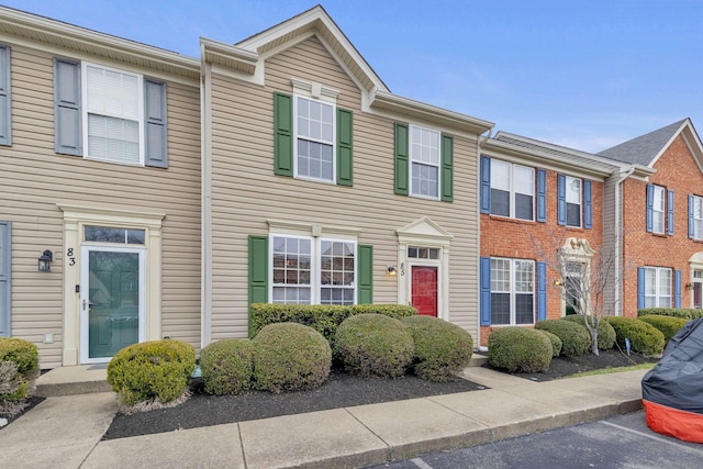 view of townhome / multi-family property