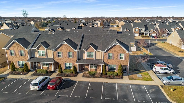 drone / aerial view featuring a residential view