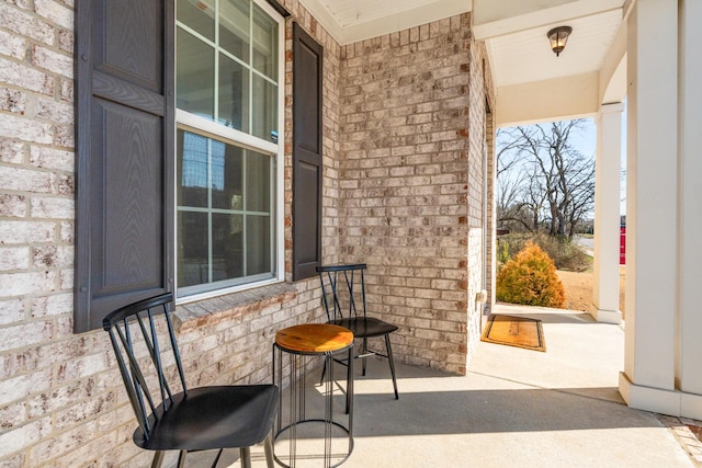 view of patio / terrace featuring covered porch