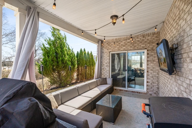 view of patio / terrace with outdoor lounge area