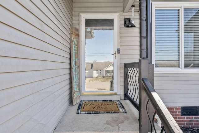 view of property entrance